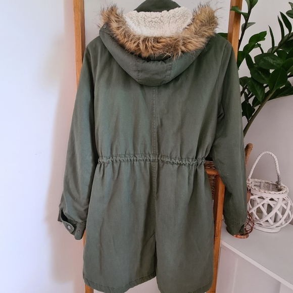 Long Puffer Hoodie Jacket Size 12 - Picture 4 of 13